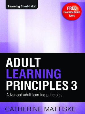 cover image of Adult Learning Principles 3